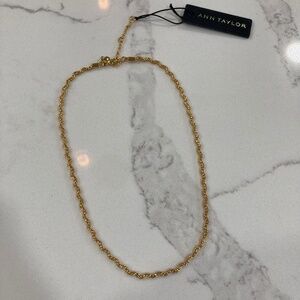 Ann Taylor Gold Chain Necklace